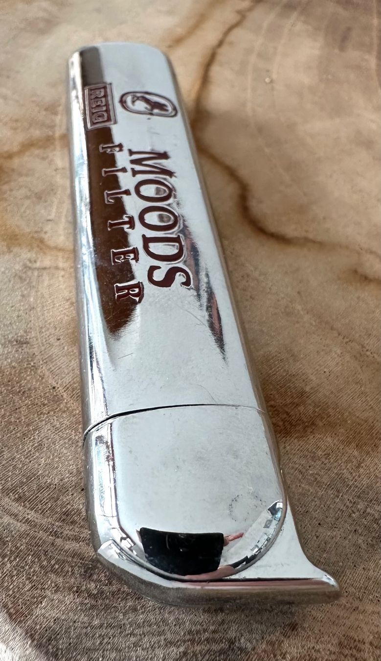 Gratis🔥 Briquet publicitaire Reig Moods Werbefeuerzeug vintage