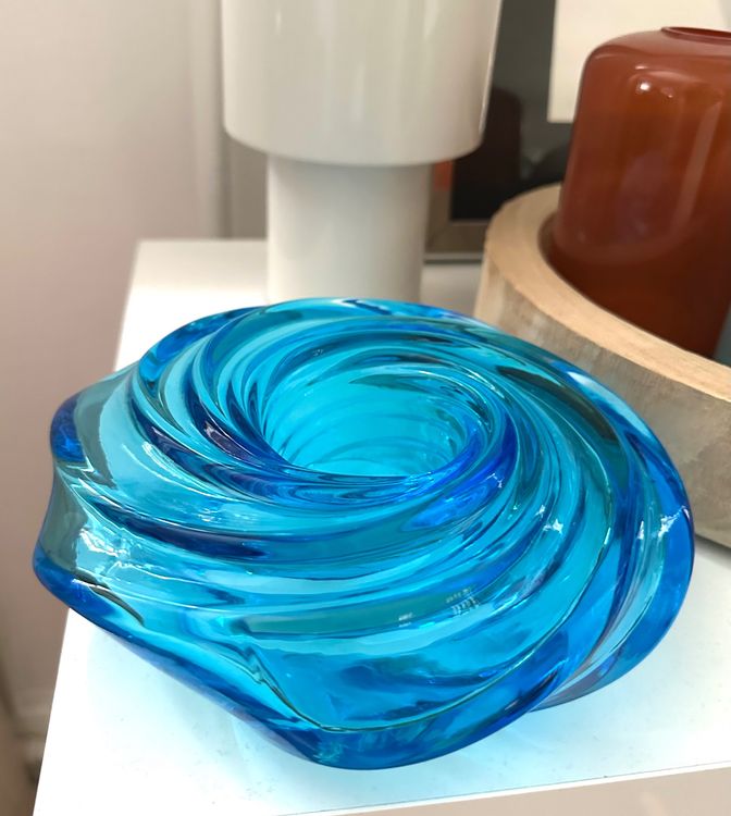 30.- Bougeoir verre Murano aquaby Vistosi 2014 Nestlé