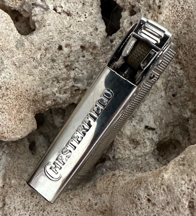 🟢 Chesterfield IMCO Junior 6600 Benzinfeuerzeug Briquet