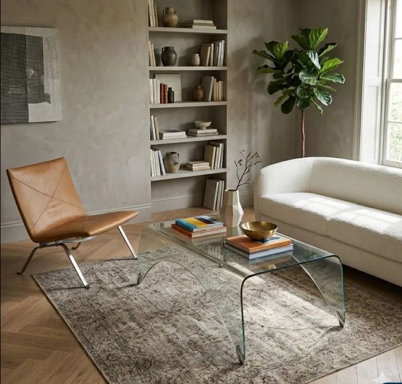 🟢 FIAM Couchtisch Table basse "Genio" Massimo Iosa Ghini
